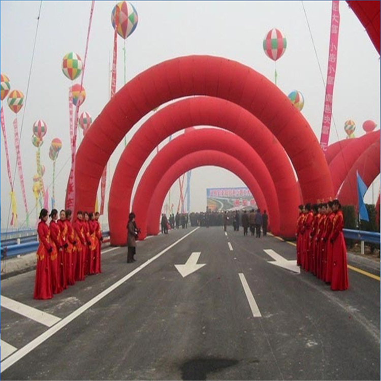 固镇商场开业纯红拱门